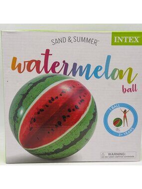 Intex Sand & Summer Watermelon Ball 28" Inflatable For Ages 3+